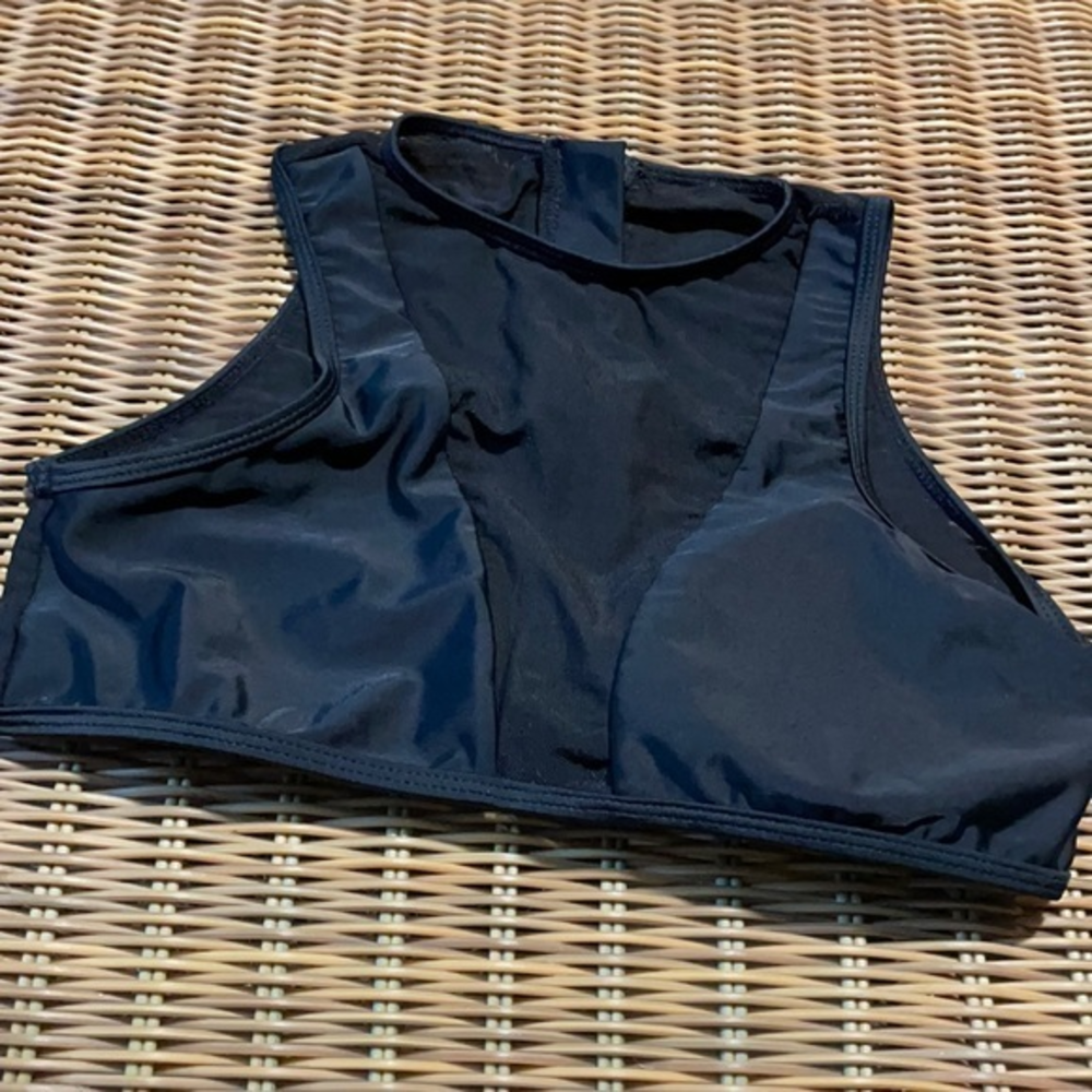 Mesh Bikini Top Black Beach Vacation River‎ Lake Small